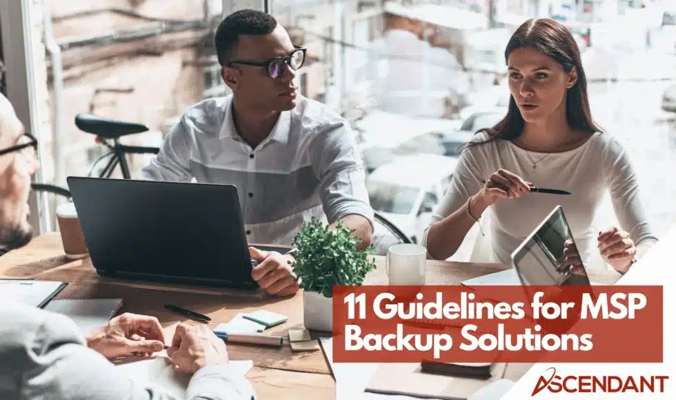 11 Guidelines for MSP Backup Solutions