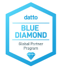 Datto Blue diamond Logo