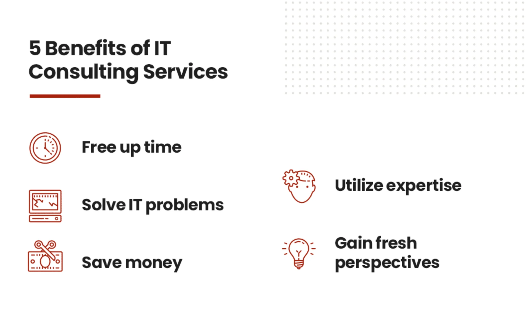 5 Benefits of IT Consulting Services