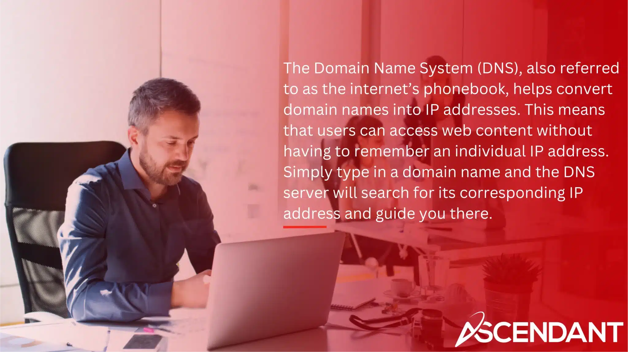 The Domain Name System (DNS), also referred to as the internet’s phonebook, helps convert domain names into IP addresses. This means that users can access web content without having to remember an individual IP address. Simply type in a domain name and the DNS server will search for its corresponding IP address and guide you there.