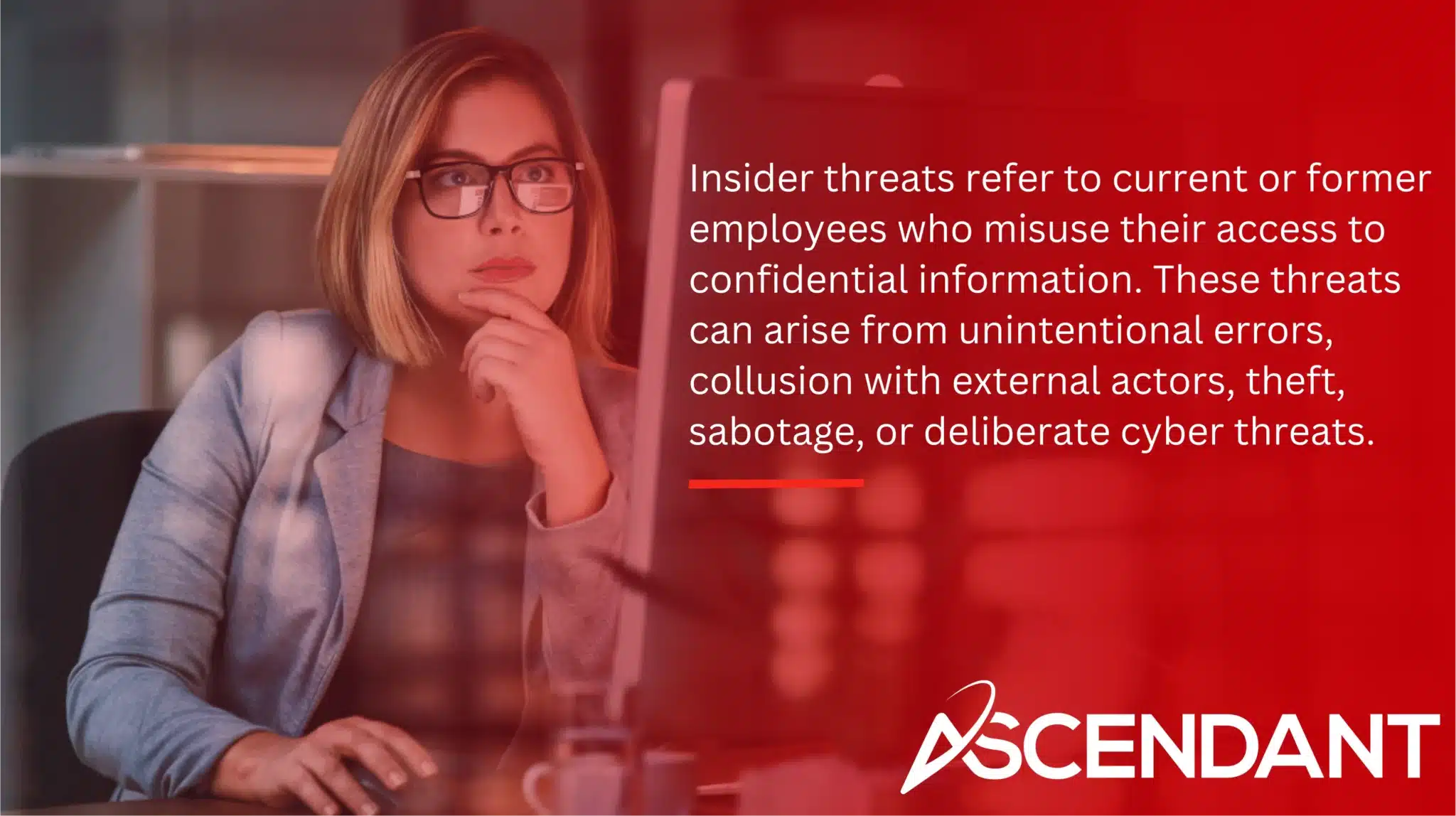 Insider threats refer to current or former employees who misuse their access to confidential information. These threats can arise from unintentional errors, collusion with external actors, theft, sabotage, or deliberate cyber threats. 