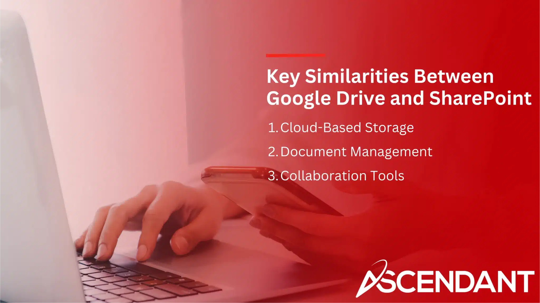 Key Similarities Between Google Drive and SharePoint
1. Cloud-Based Storage
2. Document Management
3. Collaboration Tools