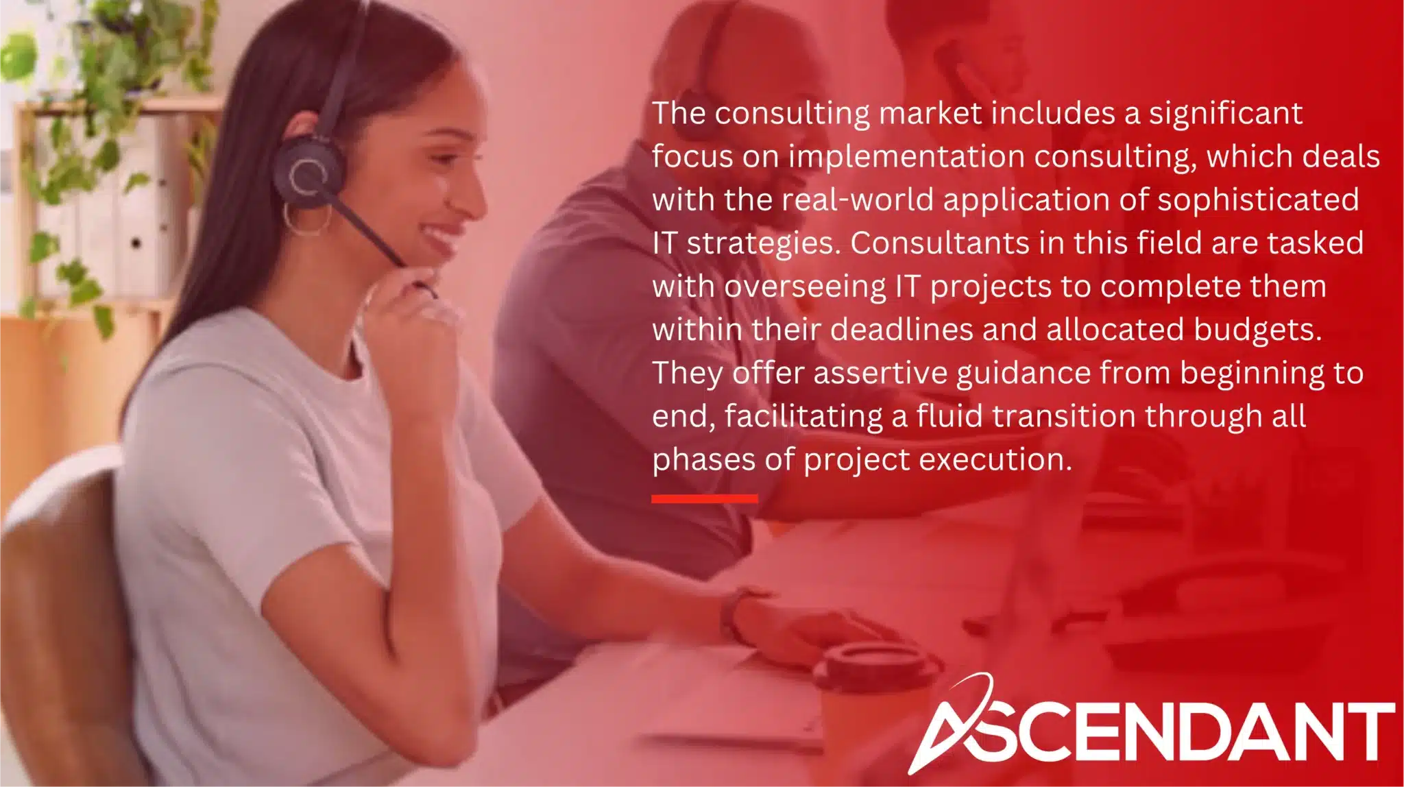 The consulting market includes a significant focus on implementation consulting, which deals with the real-world application of sophisticated IT strategies. Consultants in this field are tasked with overseeing IT projects to complete them within their deadlines and allocated budgets. They offer assertive guidance from beginning to end, facilitating a fluid transition through all phases of project execution.