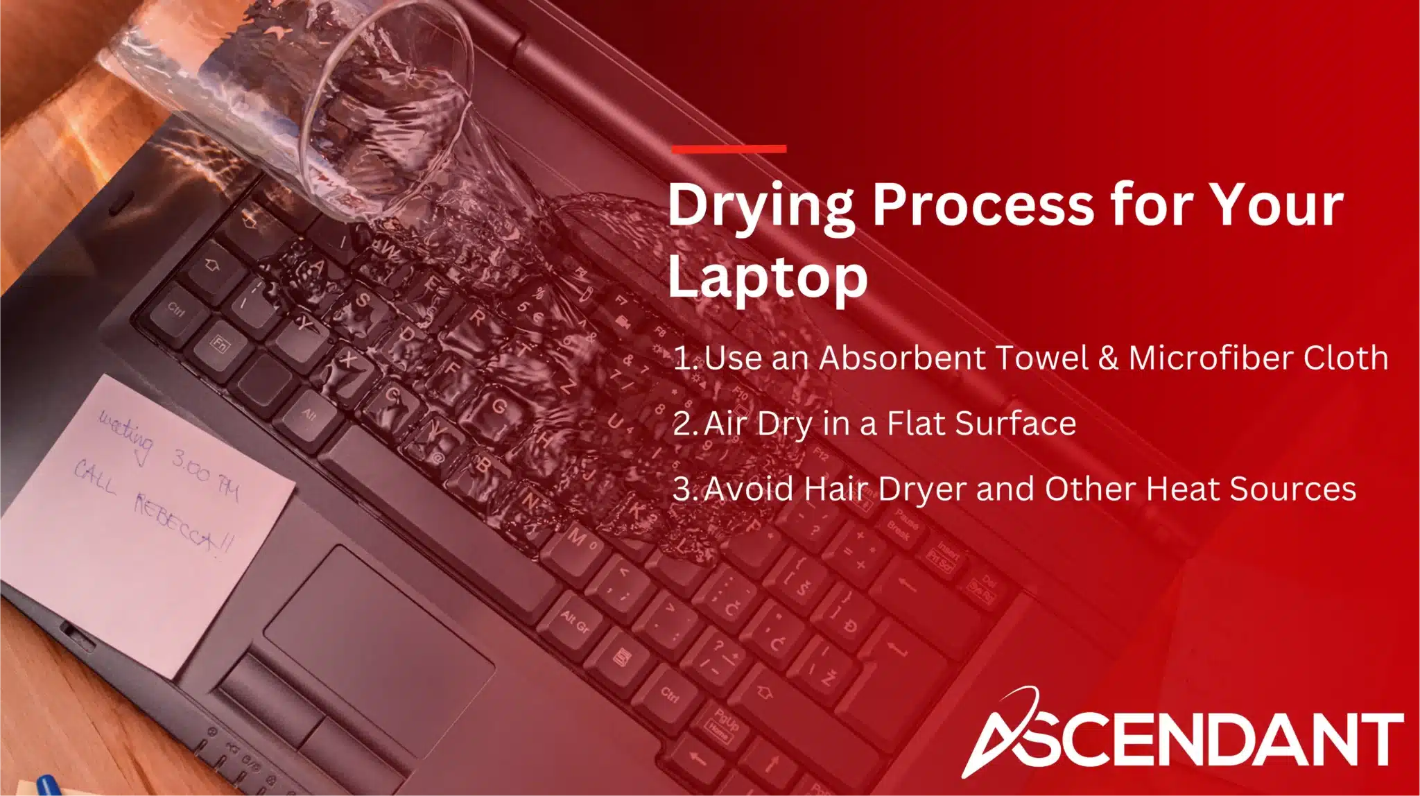 Drying Process for Your Laptop
1. Use an Absorbent Towel & Microfiber Cloth
3. Avoid Hair Dryer and Other Heat Sources 