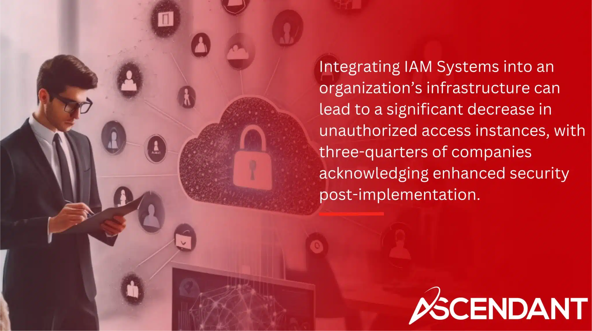 Integrating IAM Systems into an organization’s infrastructure can lead to a significant decrease in unauthorized access instances, with three-quarters of companies acknowledging enhanced security post-implementation. 