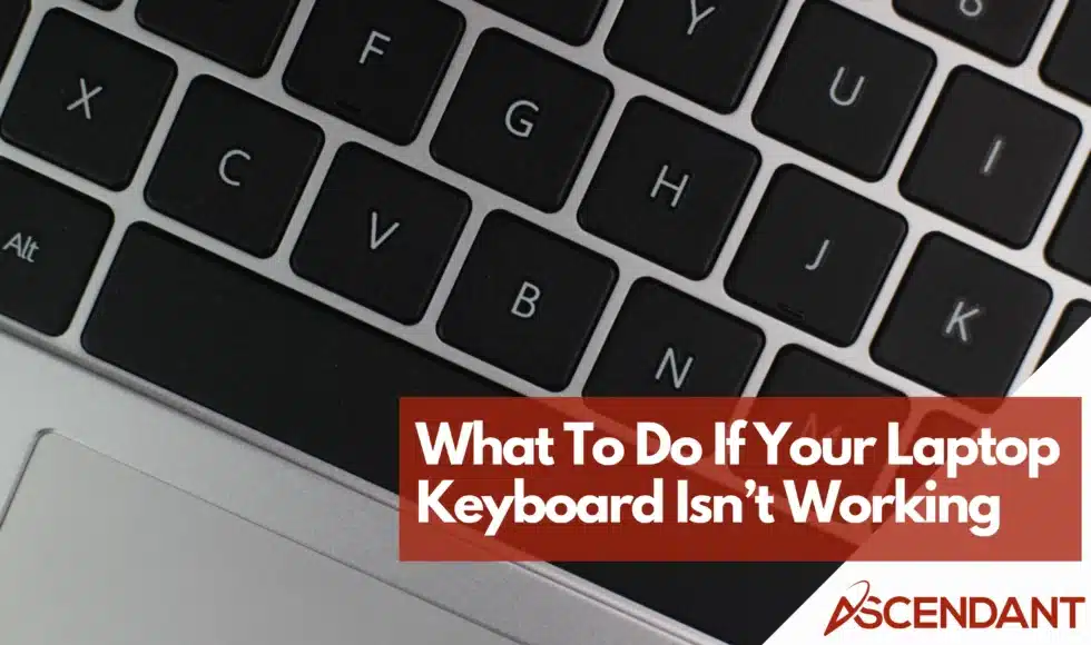 What To Do If Your Laptop Keyboard Isn't Working