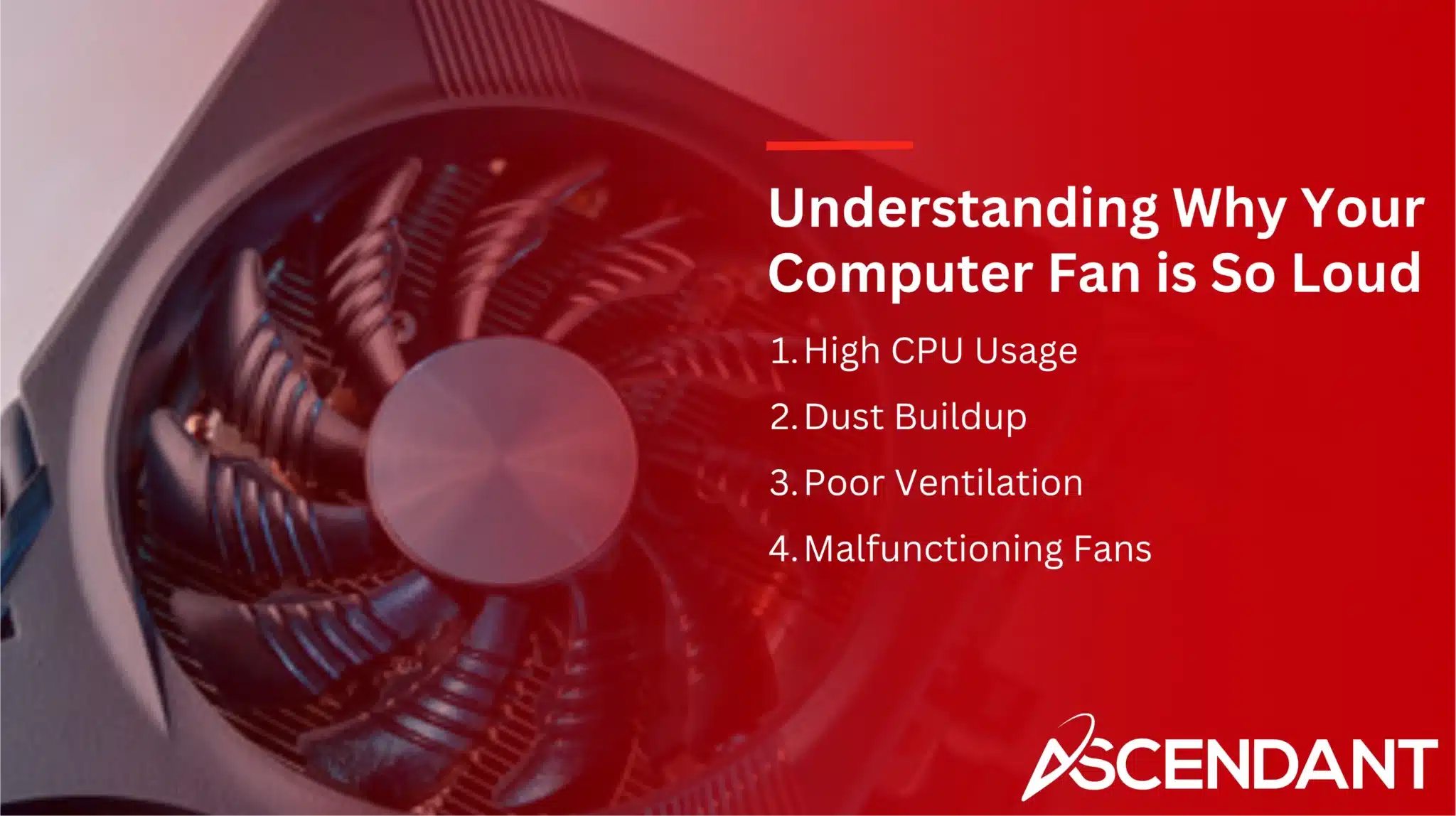 Understanding Why Your Computer Fan is So Loud
1. High CPU Usage
2. Dust Buildup
3, Poor Ventilation
4. Malfunctioning Fans