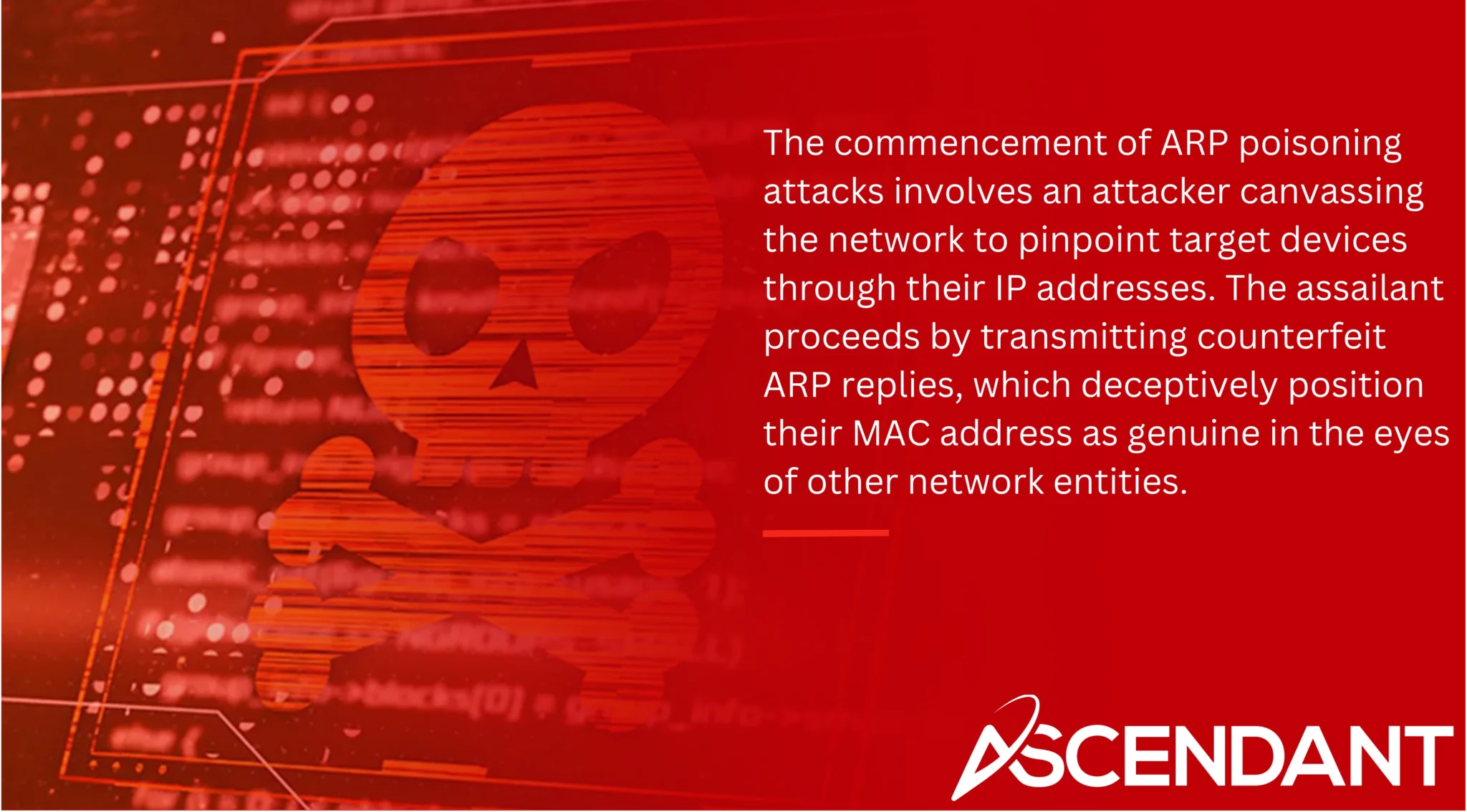 The commencement of ARP poisoning attacks involves an attacker canvassing the network to pinpoint target devices through their IP addresses. The assailant proceeds by transmitting counterfeit ARP replies, which deceptively position their MAC address as genuine in the eyes of other network entities.