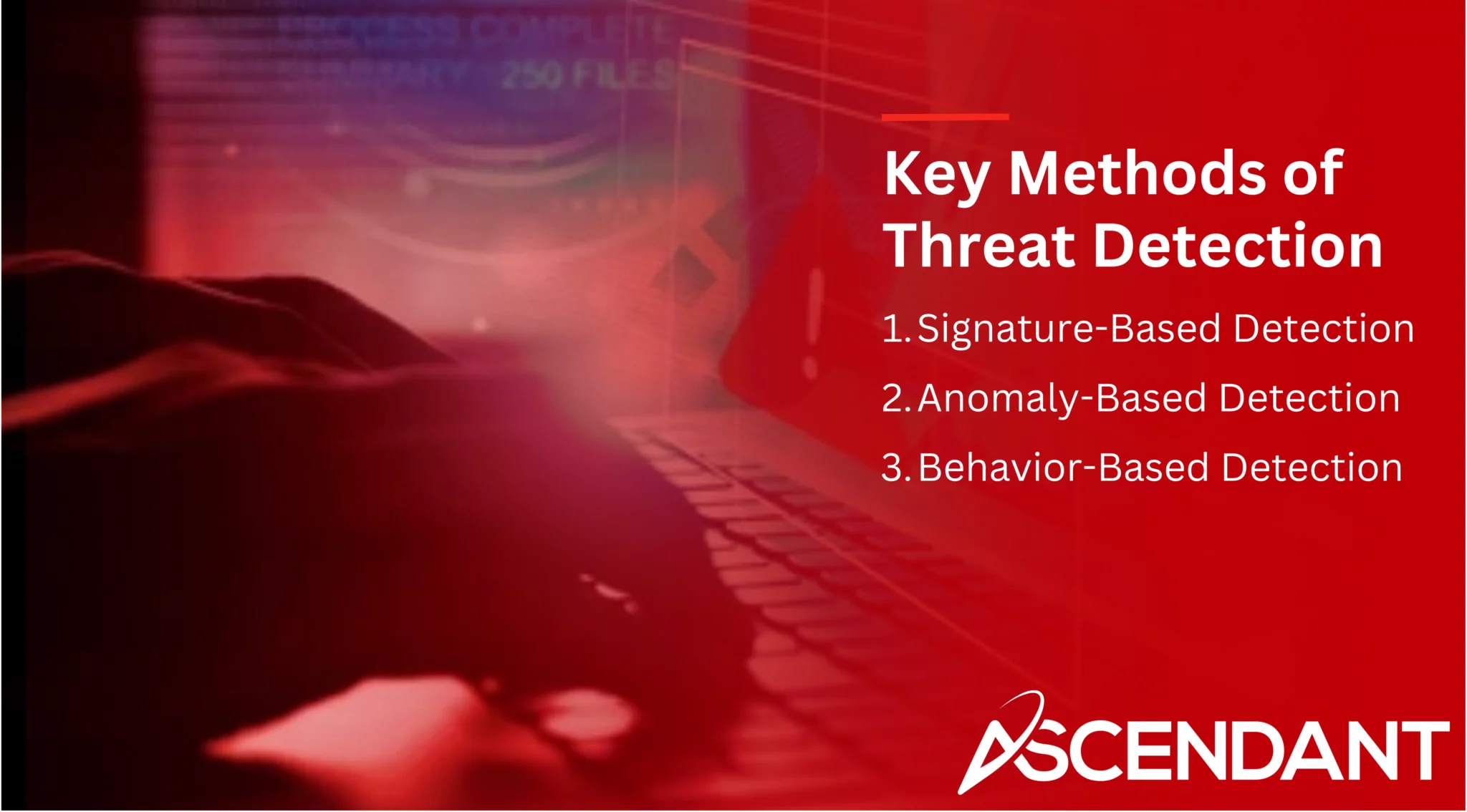 Key Methods of Threat Detection
1. Signature-Based Detection
2. Anomaly-Based Detection
3. Behavior-Based Detection