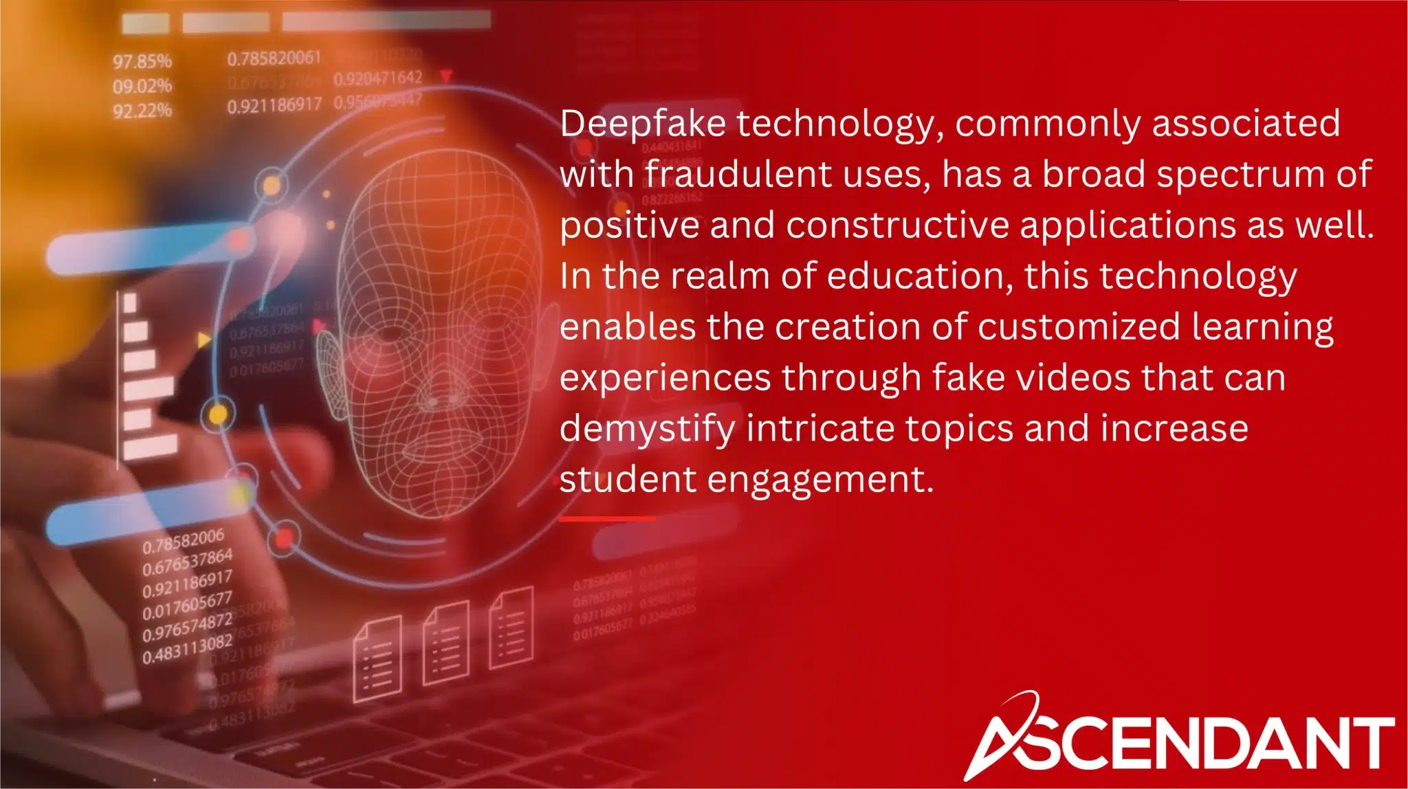 Deepfake technology, commonly associated with fraudulent uses, has a broad spectrum of positive and constructive applications as well. In the realm of education, this technology enables the creation of customized learning experiences through fake videos that can demystify intricate topics and increase student engagement.