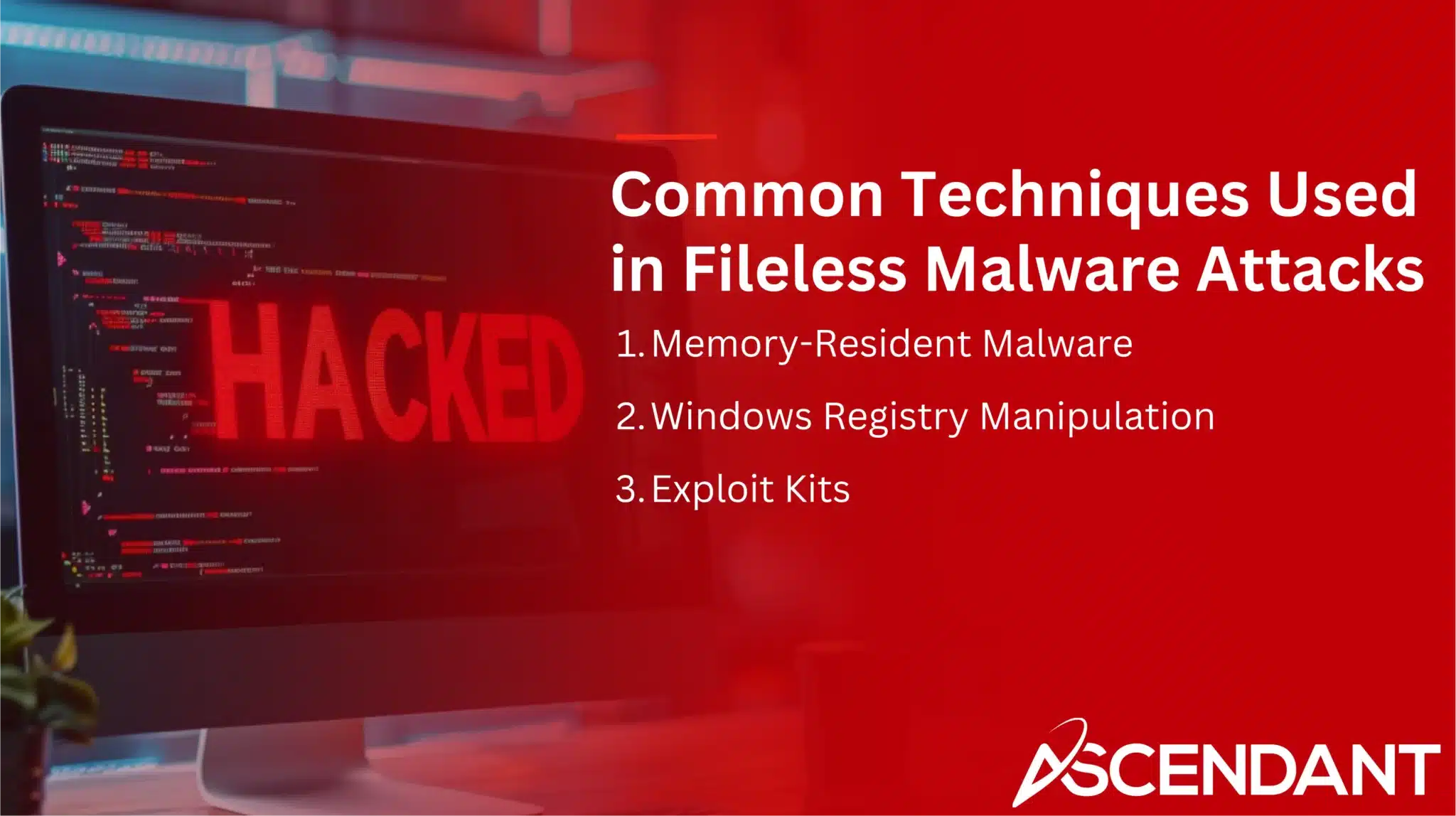 Common Techniques Used in Fileless Malware Attacks
1. Memory-Resident Malware
2. Windows Registry Manipulation
3. Exploit Kits