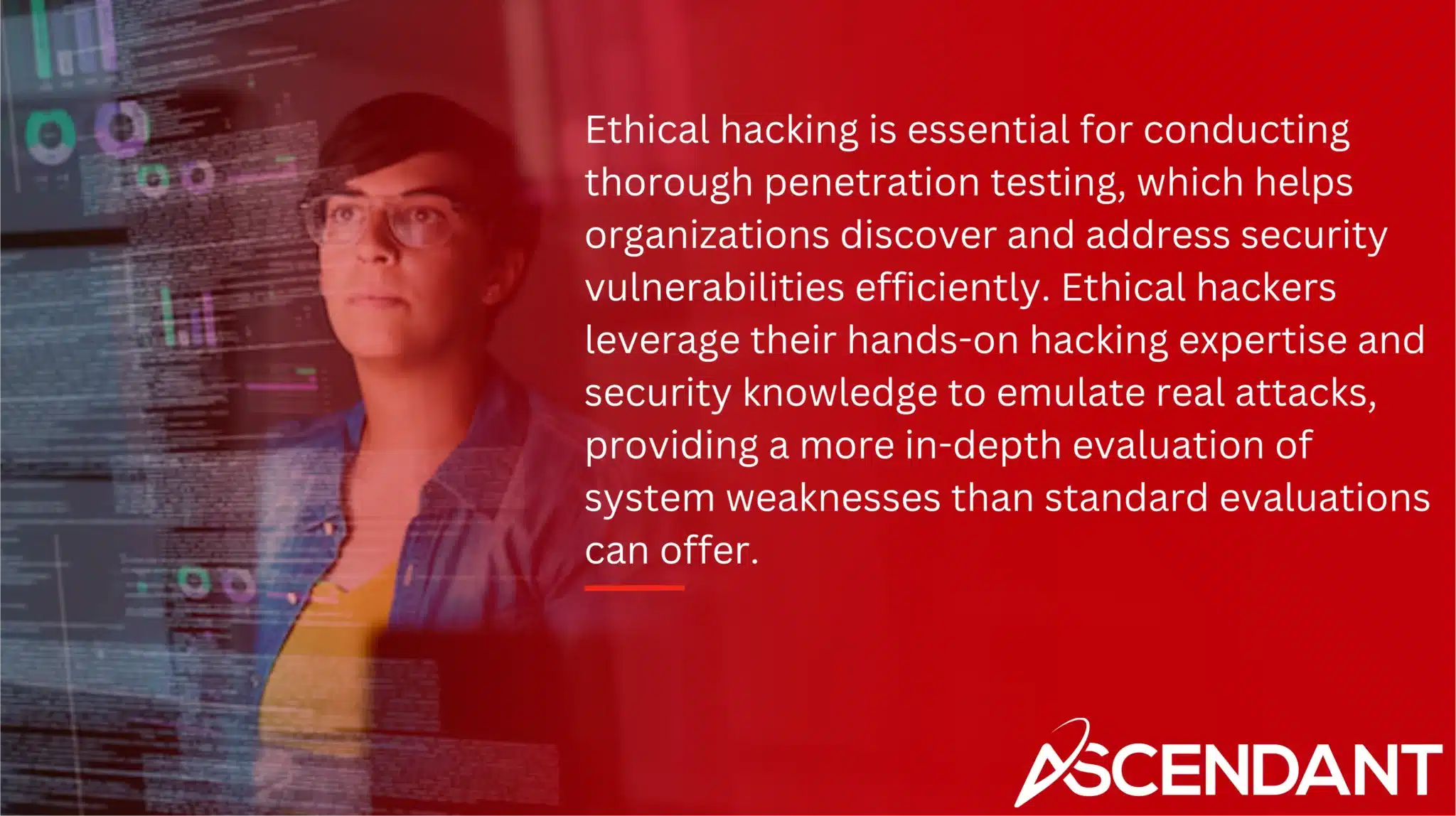 Ethical hacking is essential for conducting thorough penetration testing, which helps organizations discover and address security vulnerabilities efficiently. Ethical hackers leverage their hands-on hacking expertise and security knowledge to emulate real attacks, providing a more in-depth evaluation of system weaknesses than standard evaluations can offer.