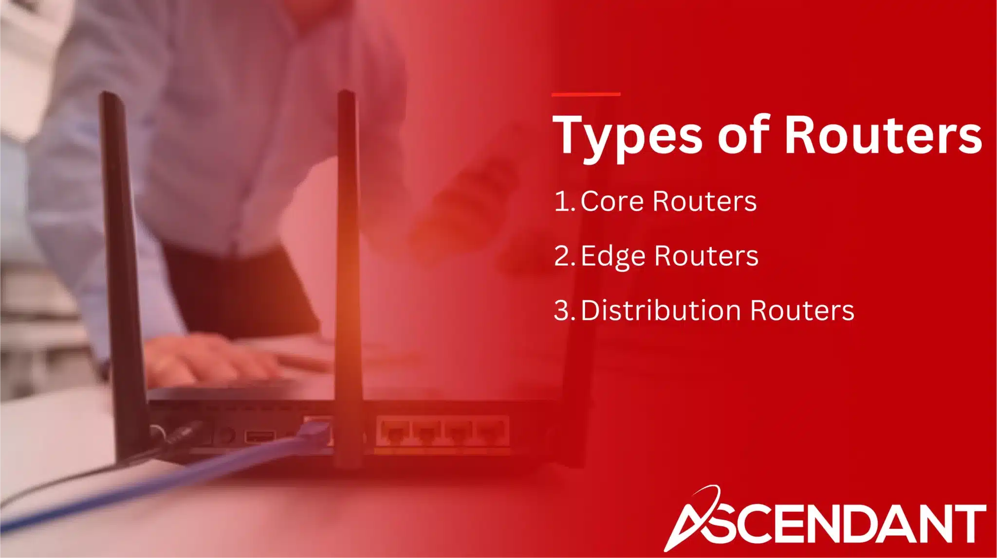 Types of Routers
1. Core Routers
2. Edge Routers
3. Distribution Routers