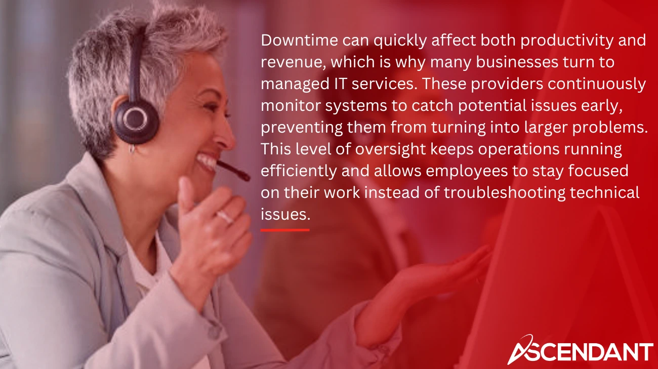 Downtime can quickly affect both productivity and revenue, which is why many businesses turn to managed IT services. These providers continuously monitor systems to catch potential issues early, preventing them from turning into larger problems. This level of oversight keeps operations running efficiently and allows employees to stay focused on their work instead of troubleshooting technical issues.